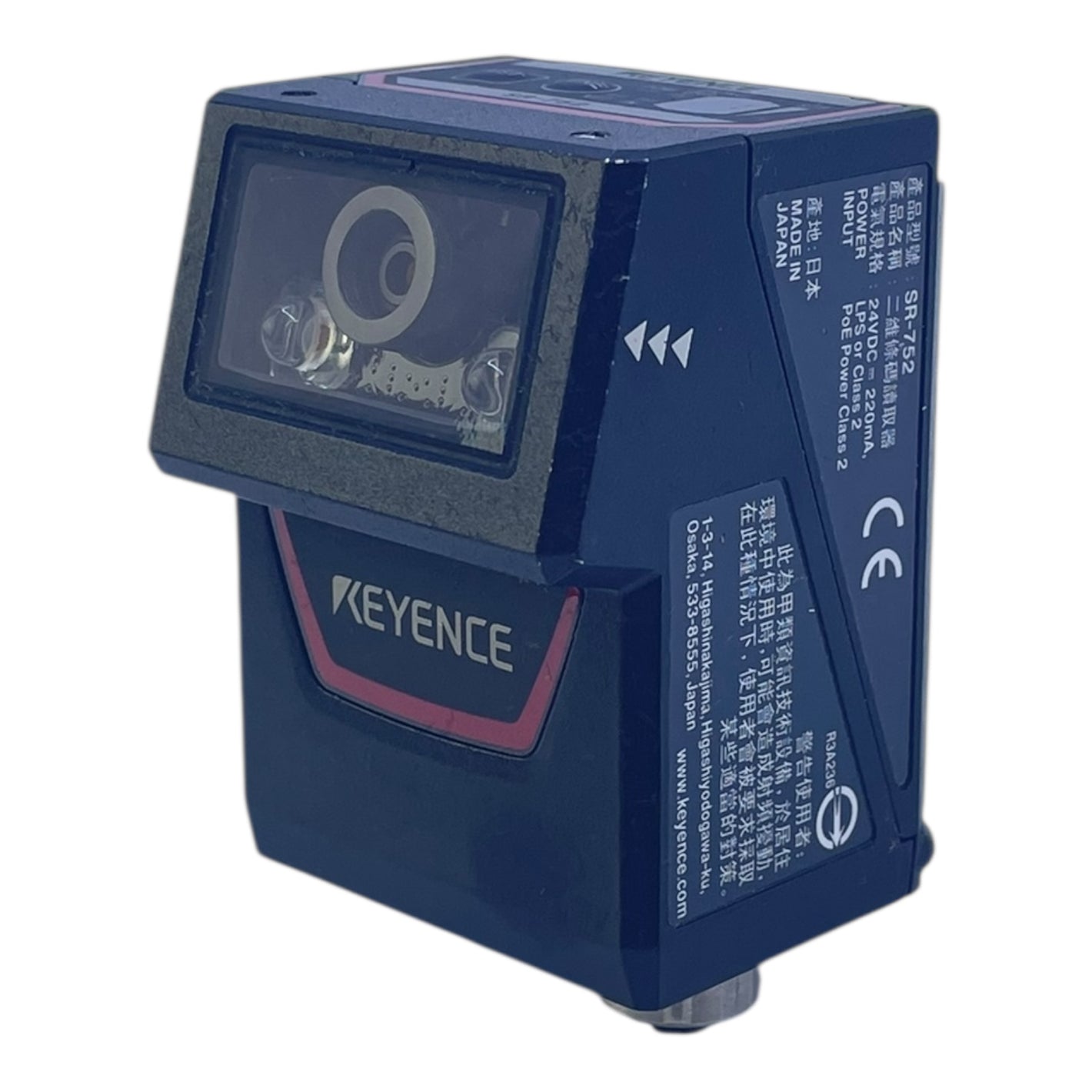 Keyence Codeleser SR-752 2D-Scanner 24V DC Barcode Leser Industrie Einsatz
