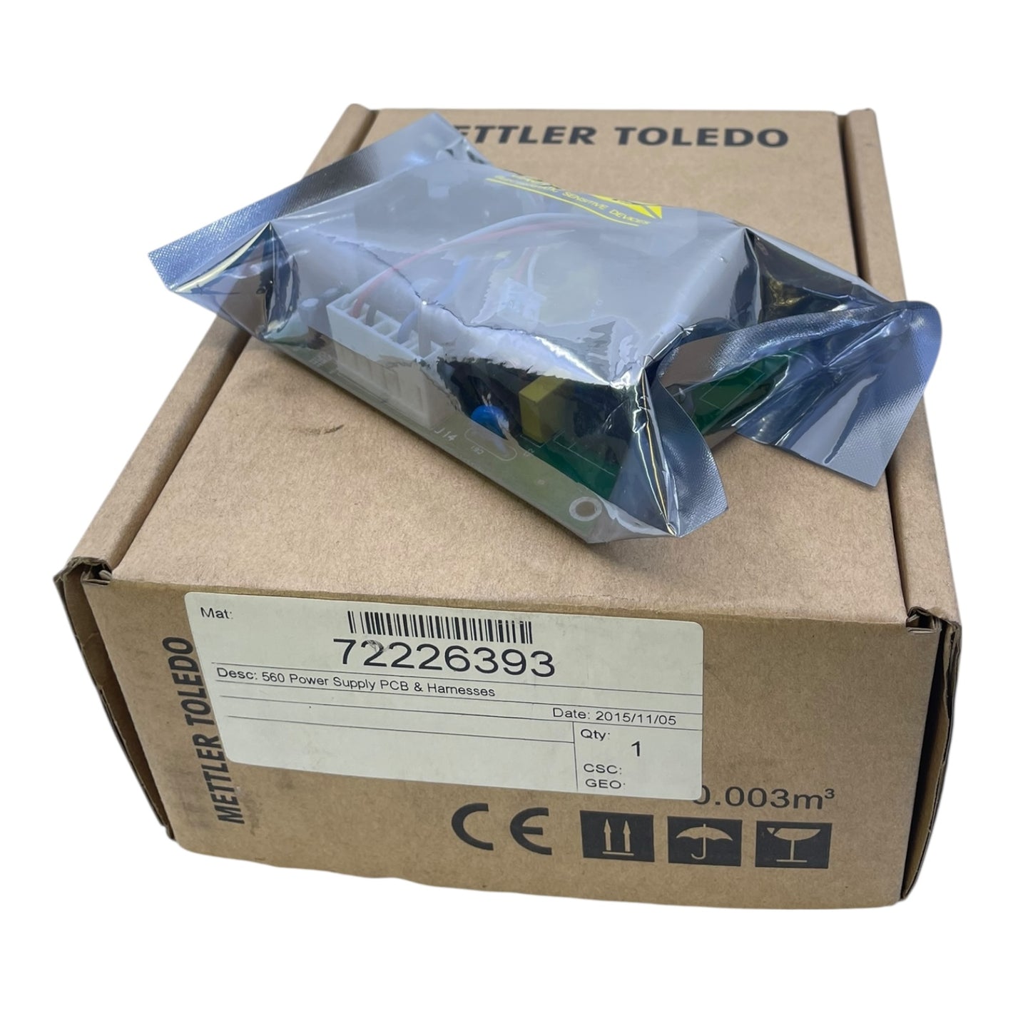 Mettler Toledo 72226393 Netzteil-Platine mit Kabelsatz