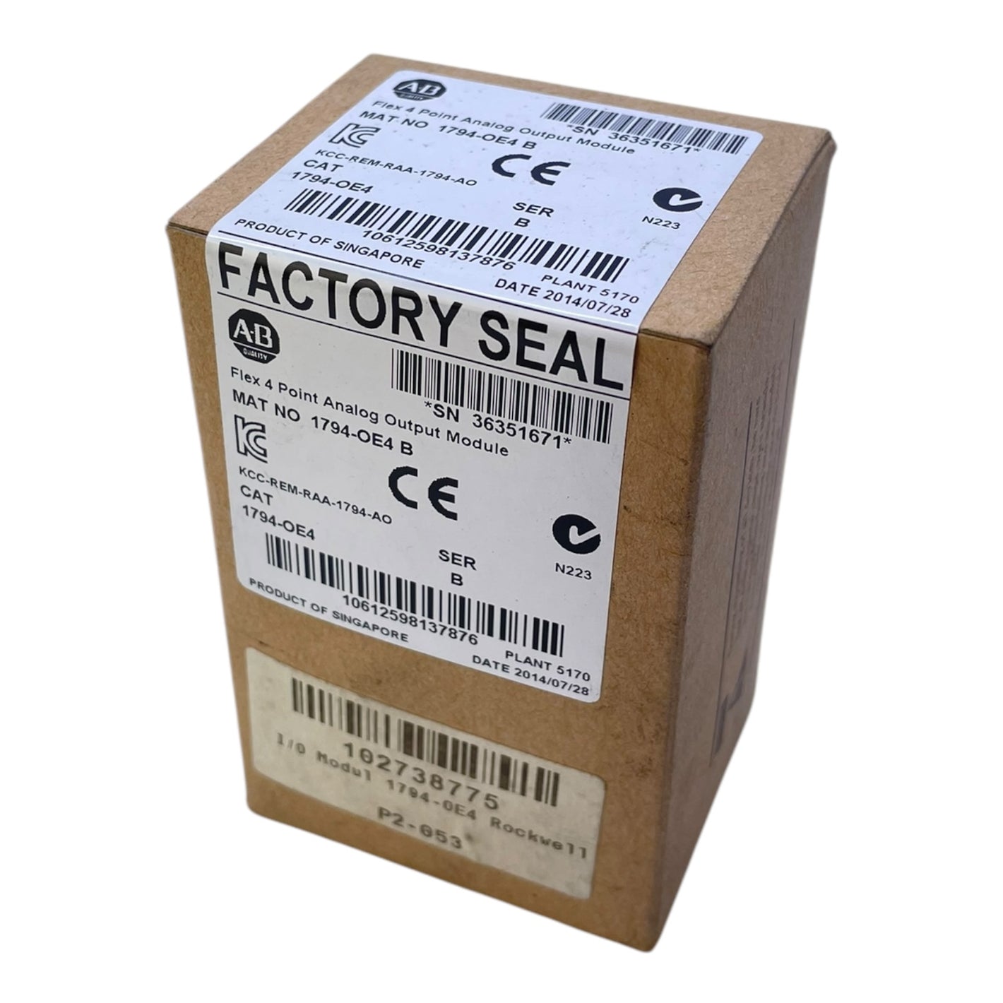 Allen Bradley 1794-OE4 Analog Output Modul Allen Bradley 1794-OE4 Analog  Output