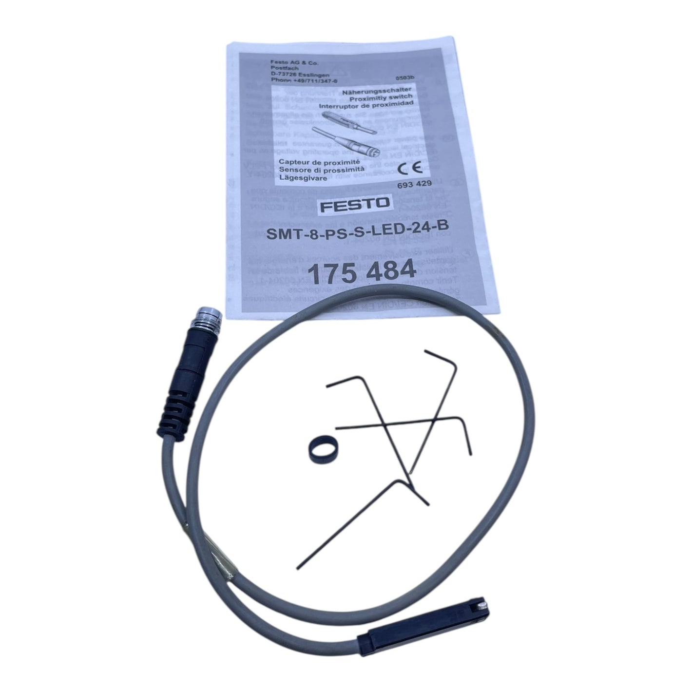 Festo Näherungsschalter Sensor SMT-8-PS-S-LED-24-B 175484 Näherungsschalter