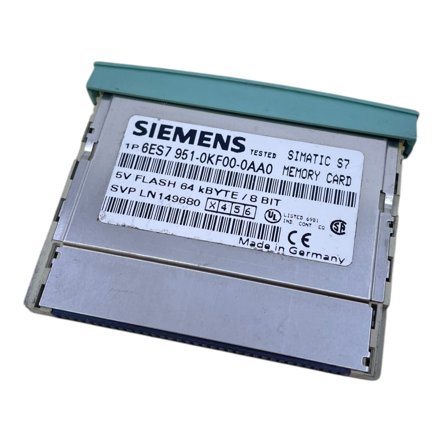 Siemens 6ES7951-0KF00-0AA0 Speicherkarte 64kBYTE 8 BIT für industriellen Einsatz