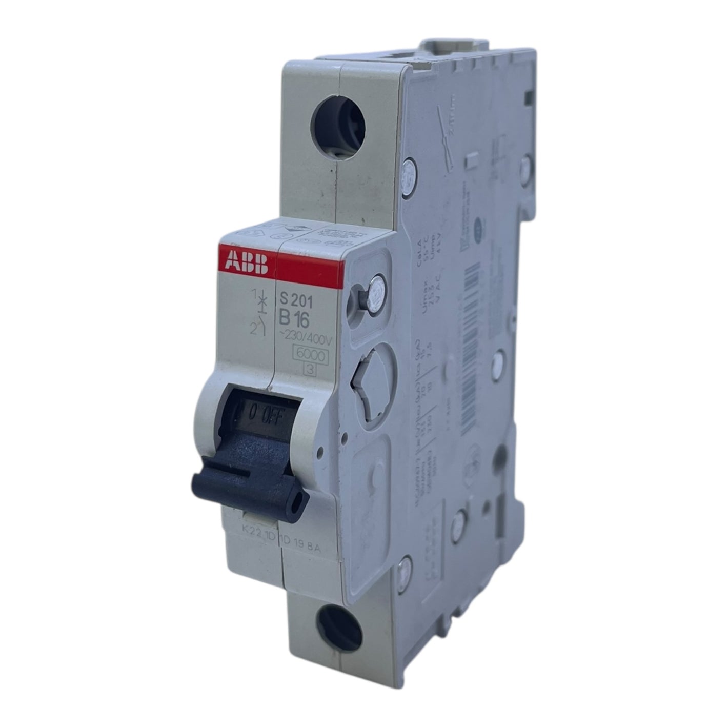 ABB Leitungsschutzschalter 6kA S201 B16 230/400V 1-polig
