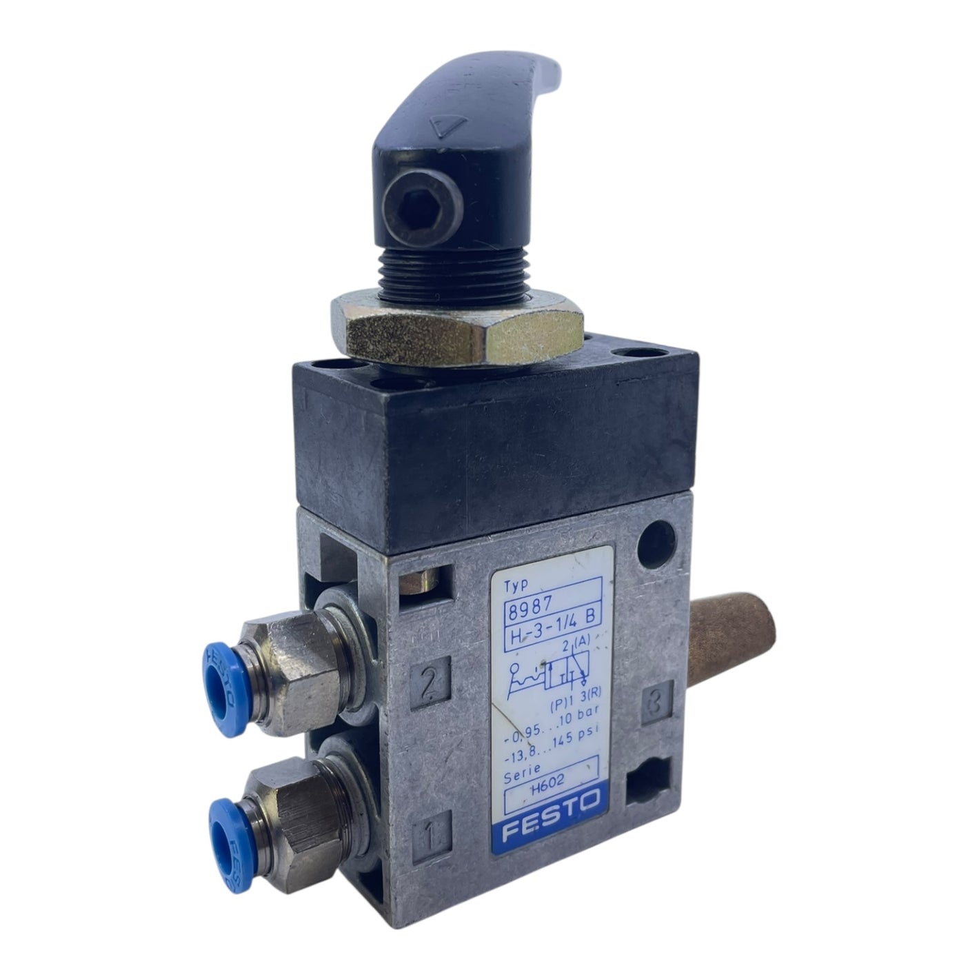 Festo Handhebelventil Pneumativentil H-3-1/4B 8987 Pneumativentil von Festo
