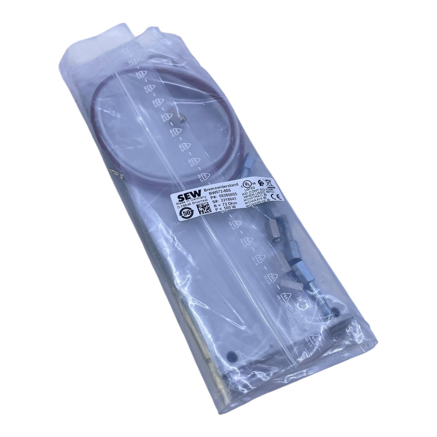 SEW Eurodrive Bremswiderstand BW072-005 08260605 72Ω 500W 850VDC