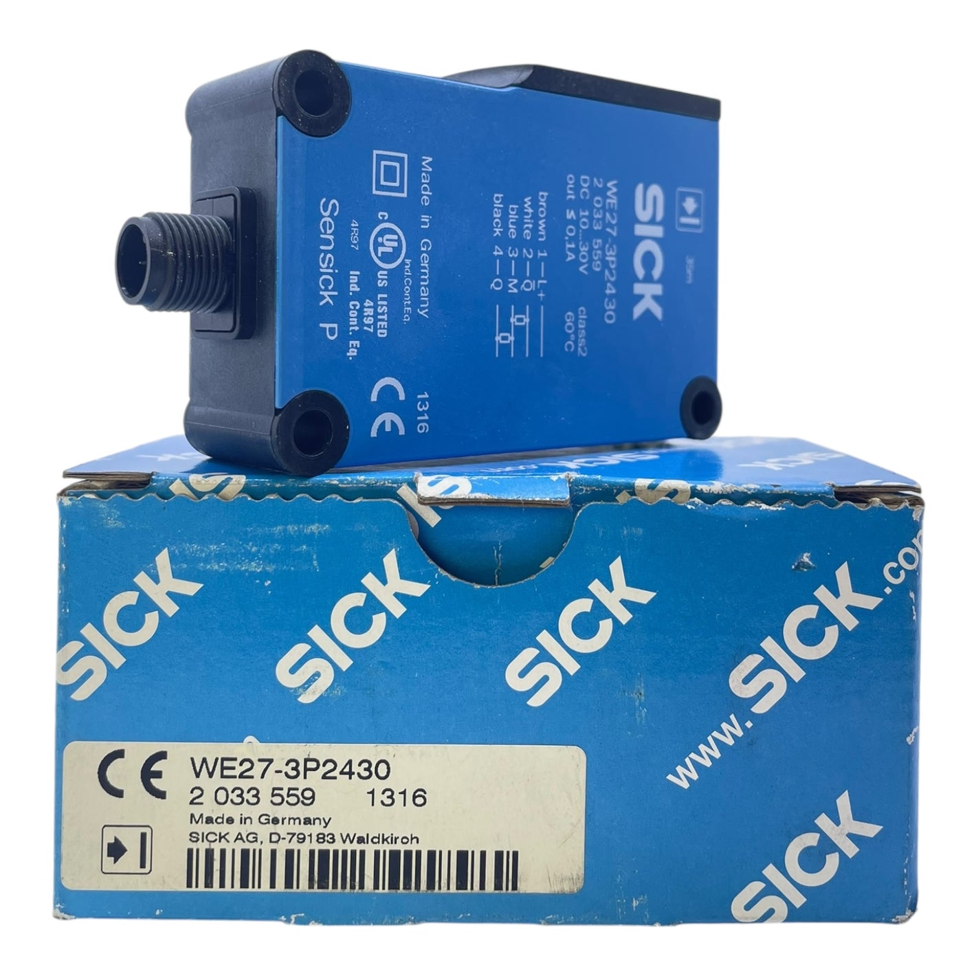 Sick Lichtschranke Sensor WE27-3P2430 2033559 für die Industrielle Nutzung