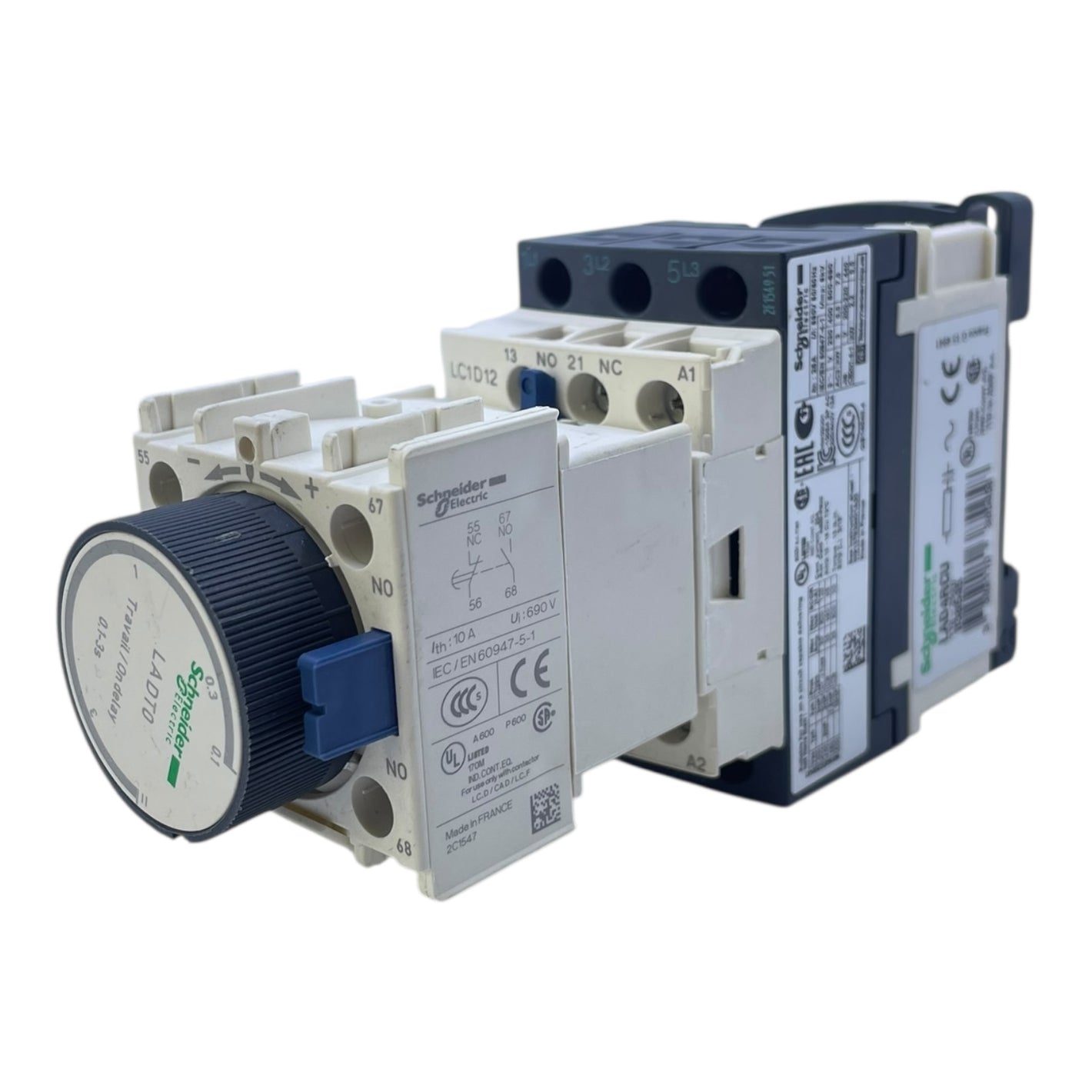 Schneider Electric Leistungsschütz LC1D12 LAD4RCU Leistungsschütz von Schneider