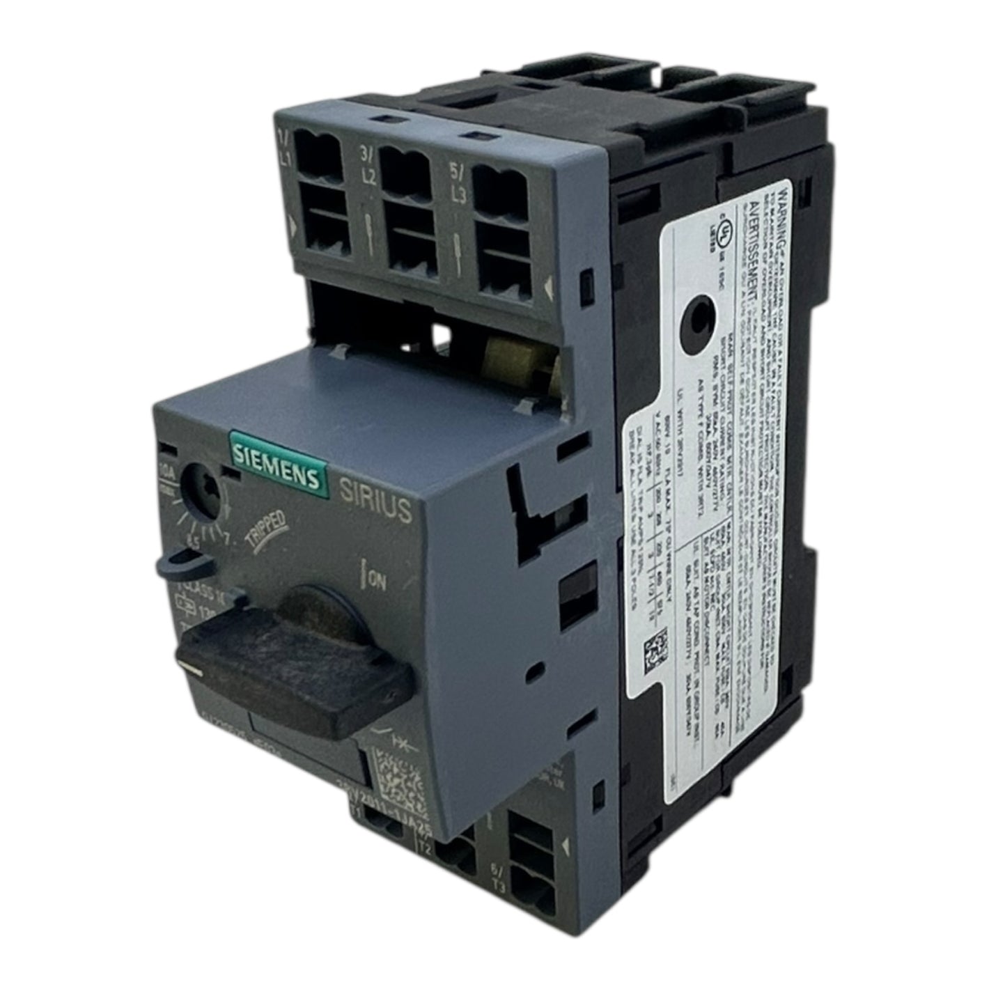 Siemens Motorschutzschalter 7–10A 3RV2011-1JA25 130A Class10 690V 3-polig**