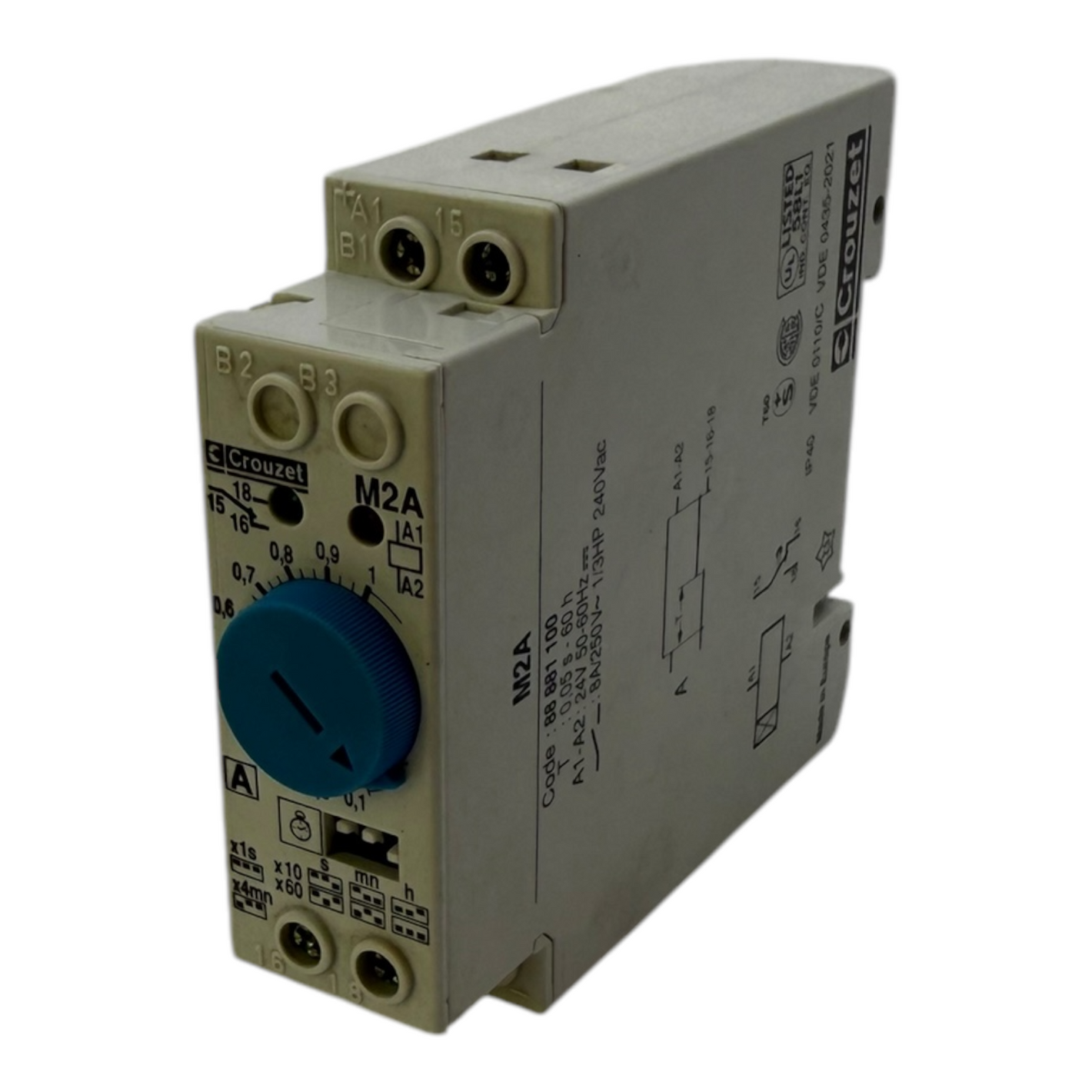 Crouzet M2A Zeitrelais für den industriellen Einsatz Zeitrelais Zeitrelais Zeit