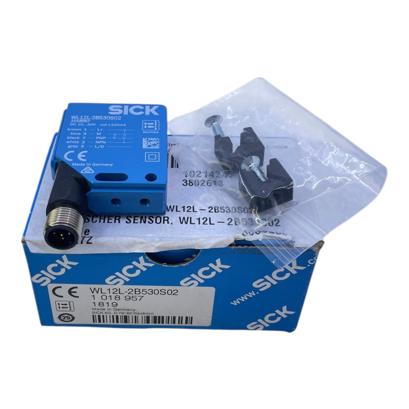 Sick WL12L-2B530S02 Laser Rechteckig Optischer Sensor 1018957 Industrie Einsatz