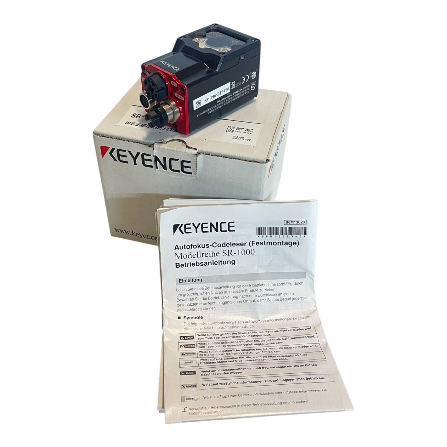 Keyence Barcodescanner SR-1000 Autofokus Codeleser für Industrie Einsatz2D 24VDC