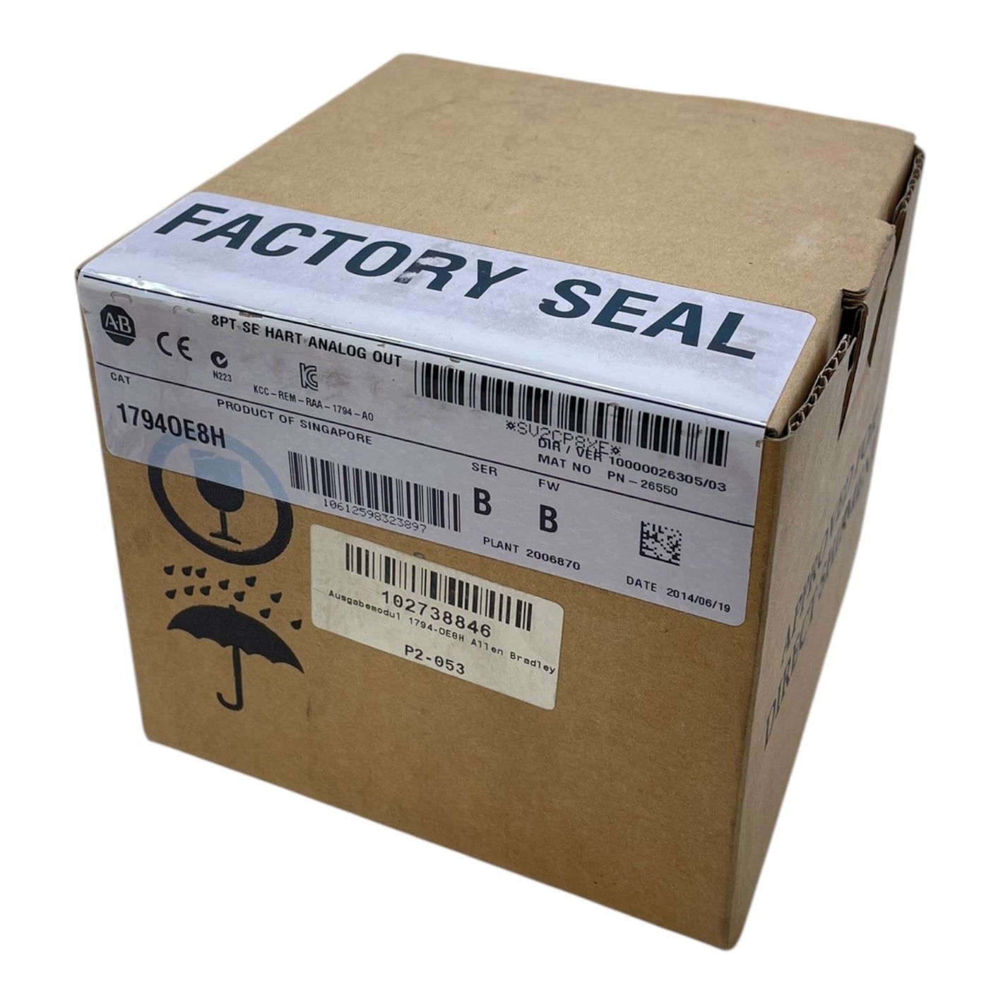 Allen Bradley 17940E8H Analog-Ausgangsmodul für industriellen Einsatz