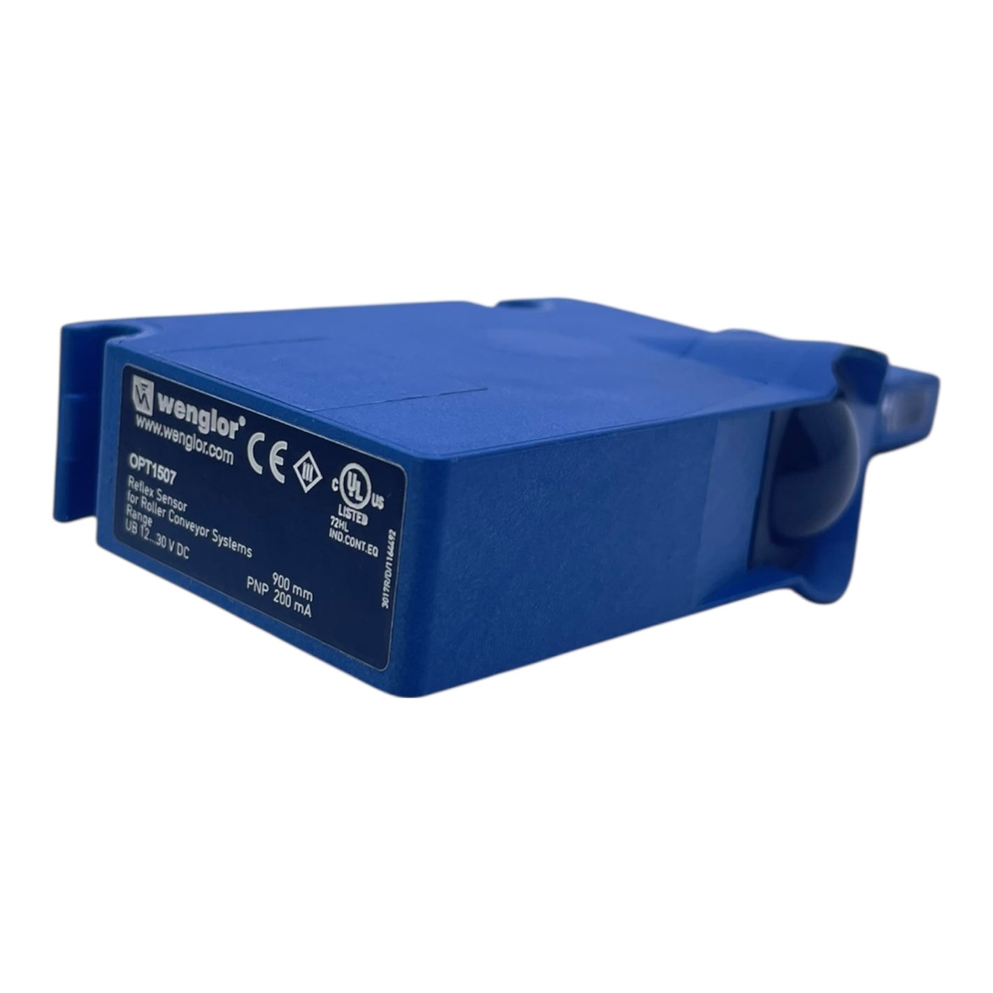 Wenglor Reflexsensor OPT1507 für Rollenbahnsysteme 900mm 12–30V DC PNP