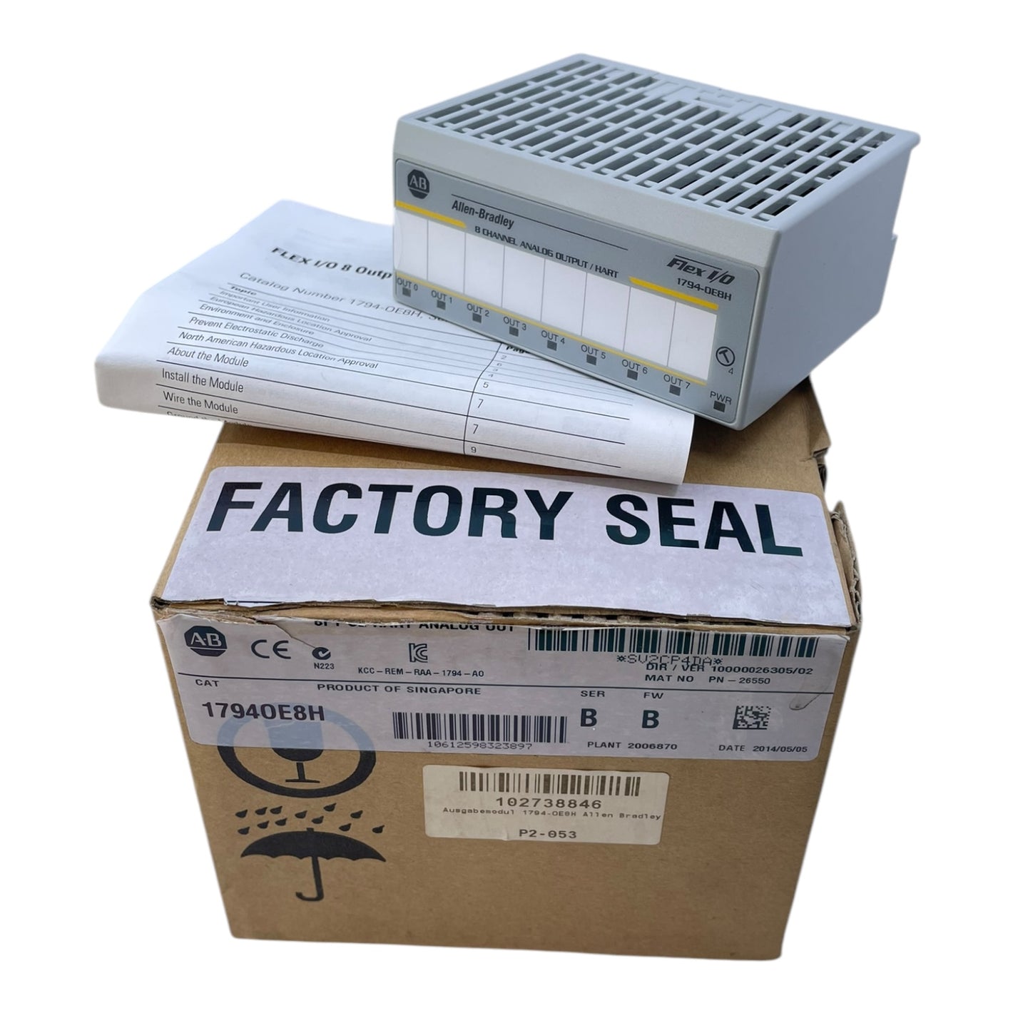 Allen Bradley 17940E8H Analoges-Ausgangsmodul für industriellen Einsatz