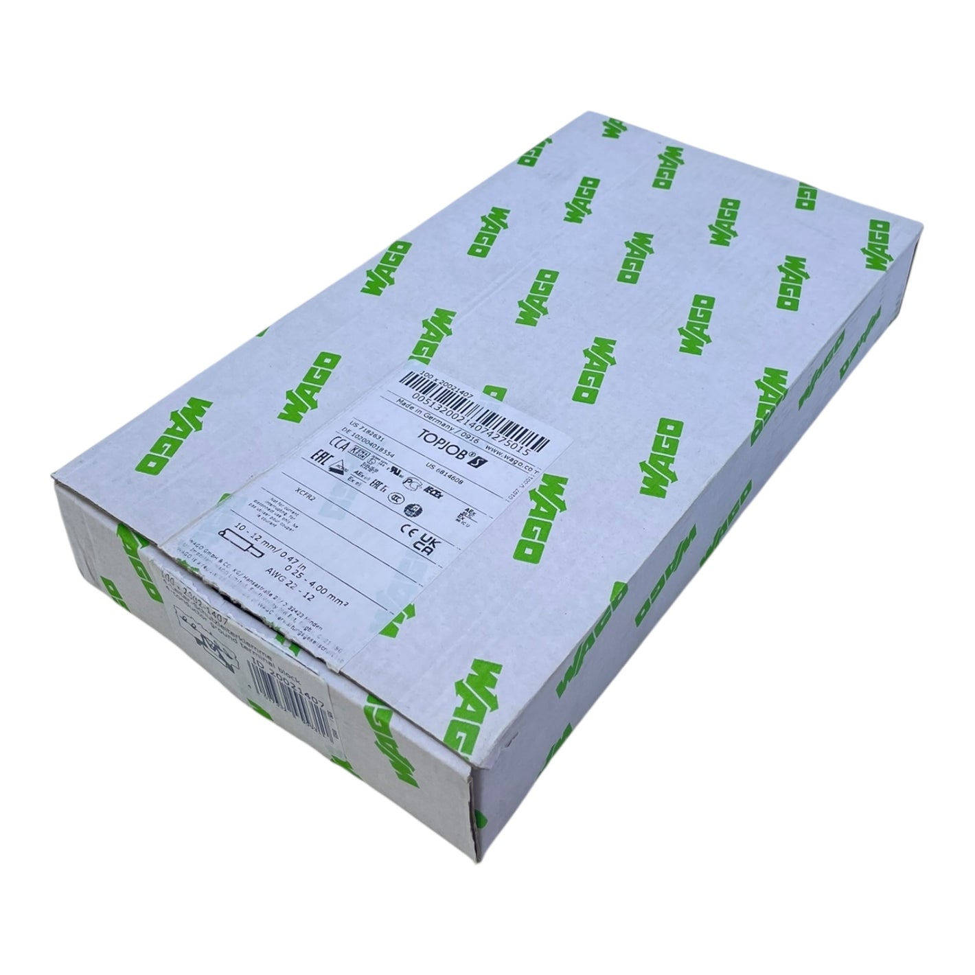 WAGO 2002-1407 4-Leiter Schutzleiterklemme 2,5mm² VE:87 Stk