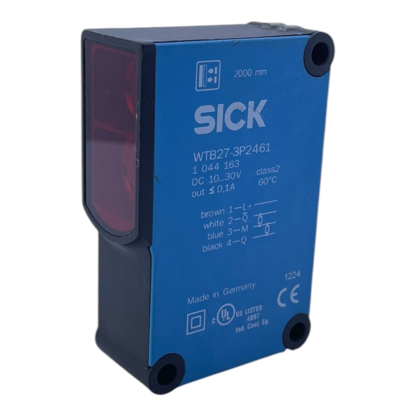 Sick WTB27-3P2461 retro-reflective photoelectric sensor 1044163 industrial use barrier