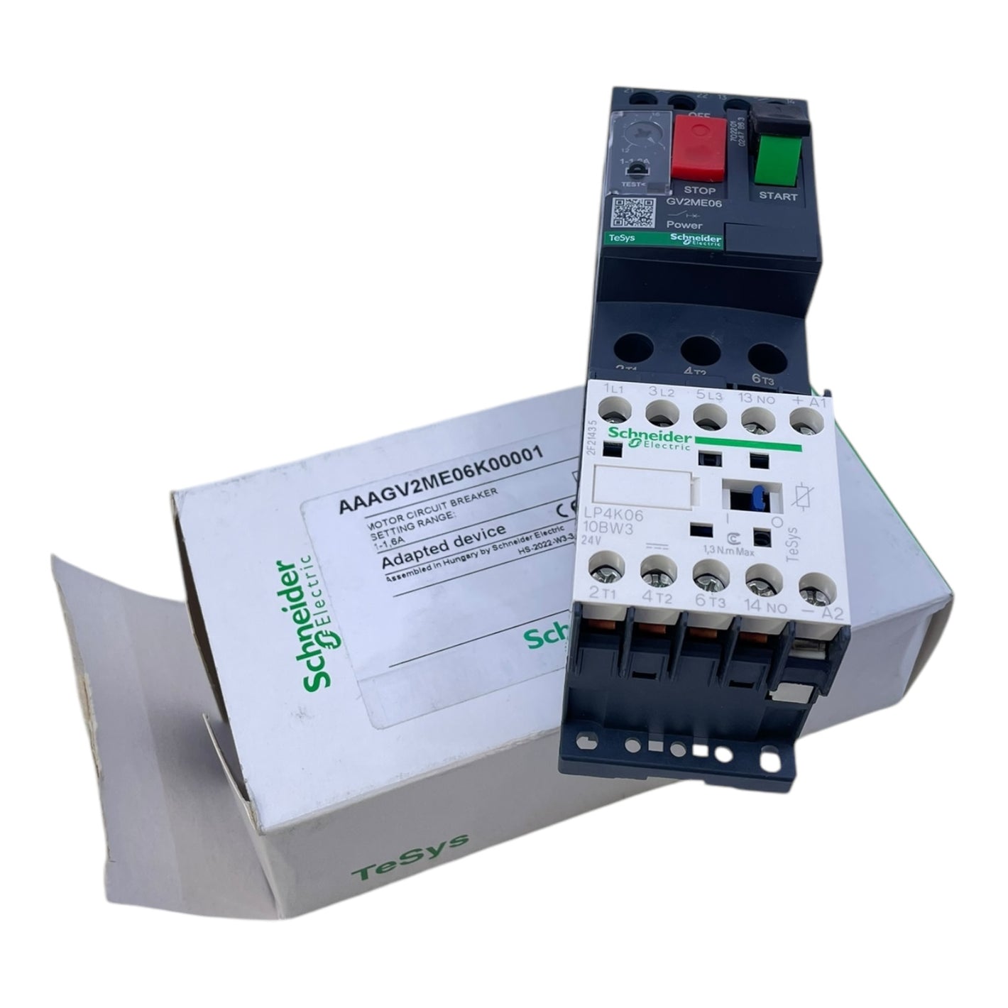 Schneider Electric AAAGV2ME06K00001 direct starter for industrial use