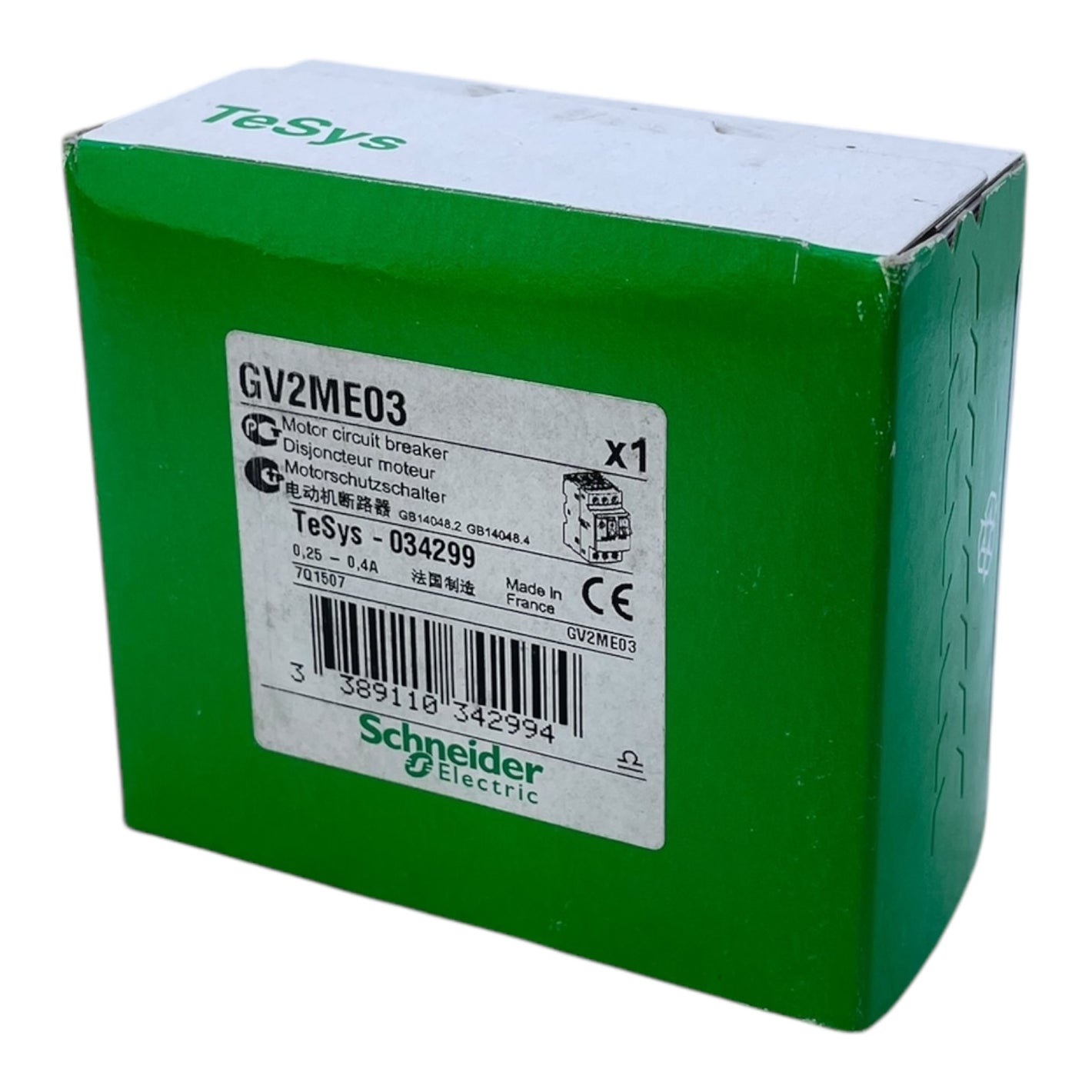 Schneider Electric GV2ME03 motor protection switch - for industrial use