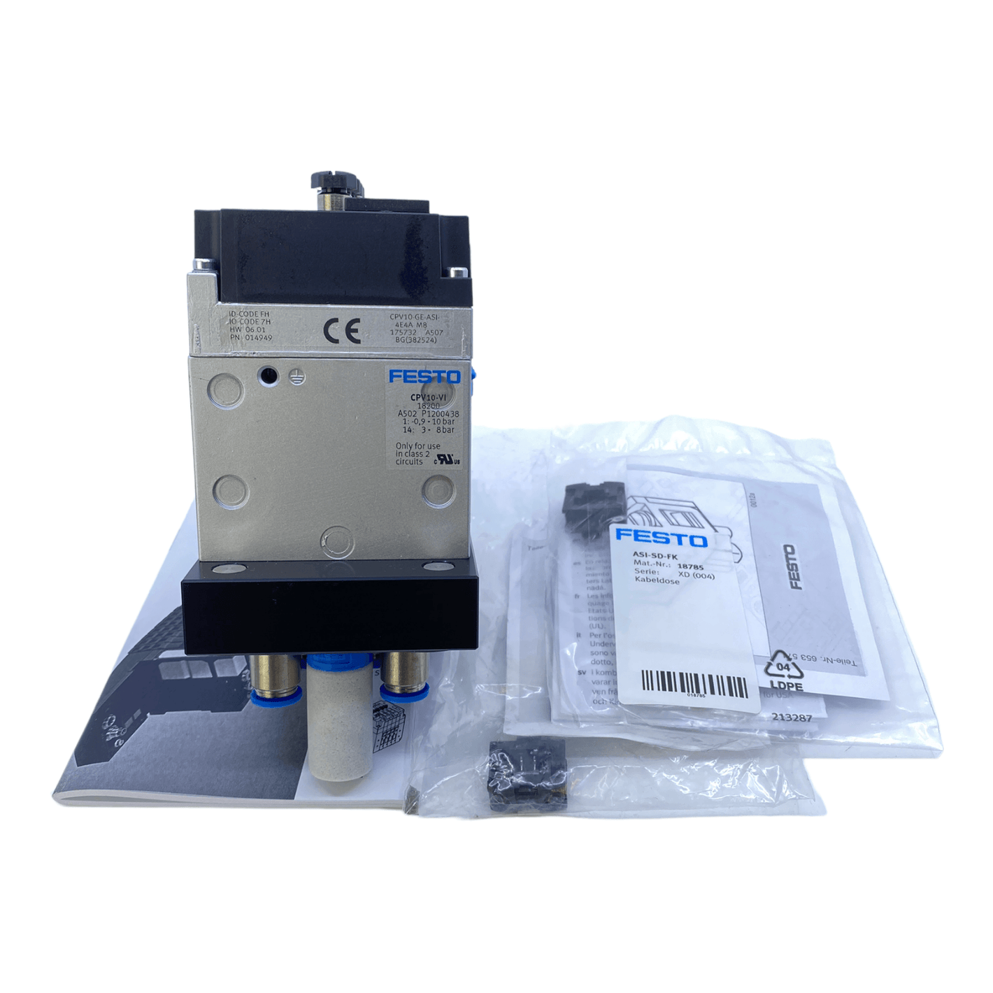 Festo CPV10-VI Ventilinsel 18200 -0,9 - 10 bar / 3 - 8bar