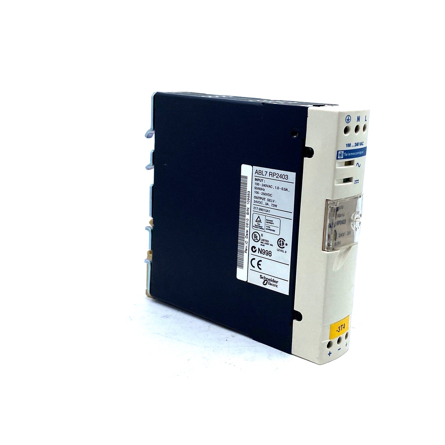 Schneider Electric ABL7 high-performance power supply RP2403 100…240V AC/DC