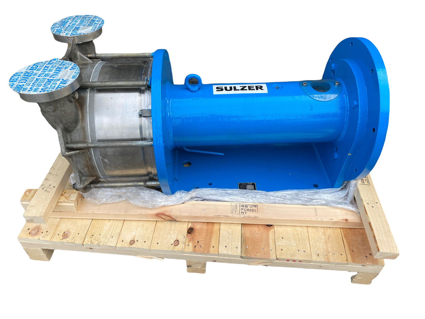 Sulzer Burckhardt PMZA3817D8 fluid pump Keisel pump overhauled