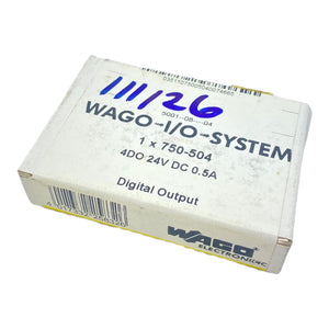 Wago 750-504 4-Kanal-Digitalausgang; DC 24 V; 0,5 A