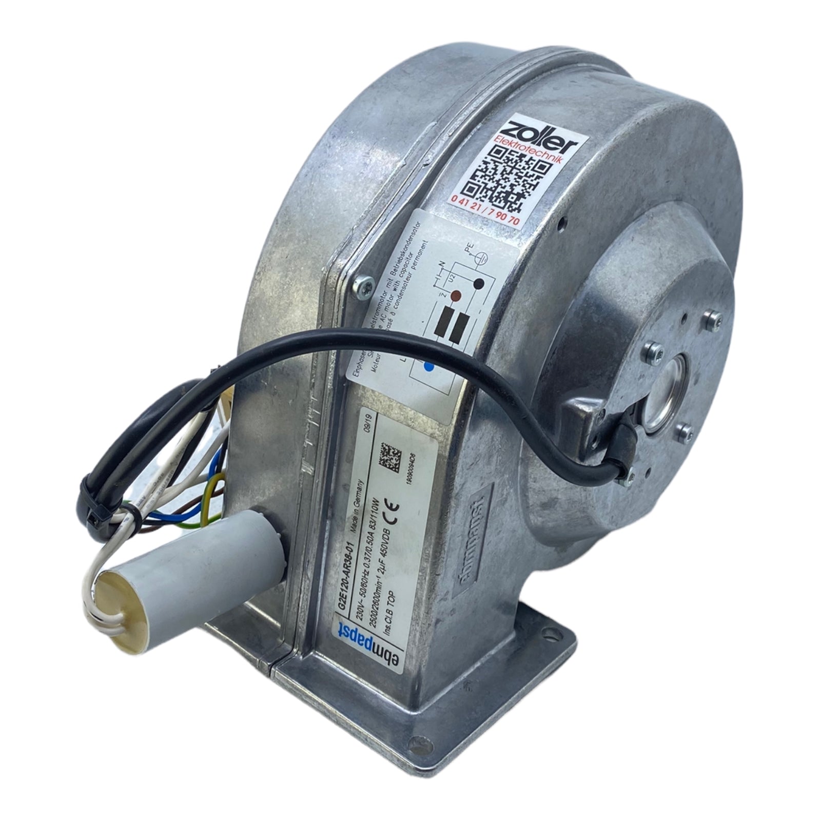 Ebmpapst G2E120-AR38-01 centrifugal fan