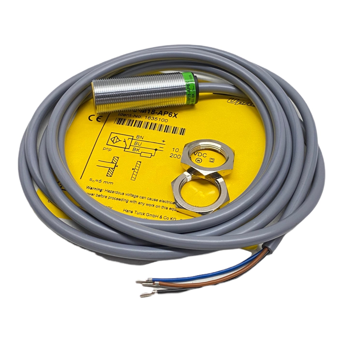 Turck Bi5U-M18-AP6X Induktiver Sensor 1635100 bündig 10-30 V DC - Industrie