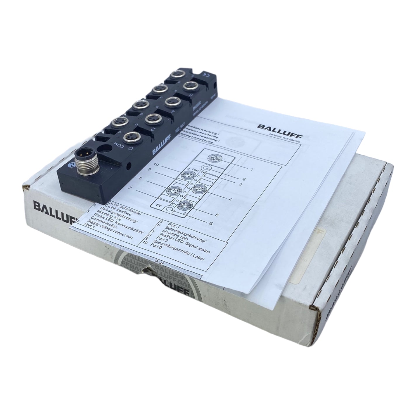 Balluff BNI000R IO-Link sensor/actuator hub M12x1 connector, 4-pin 18...30.2 VDC