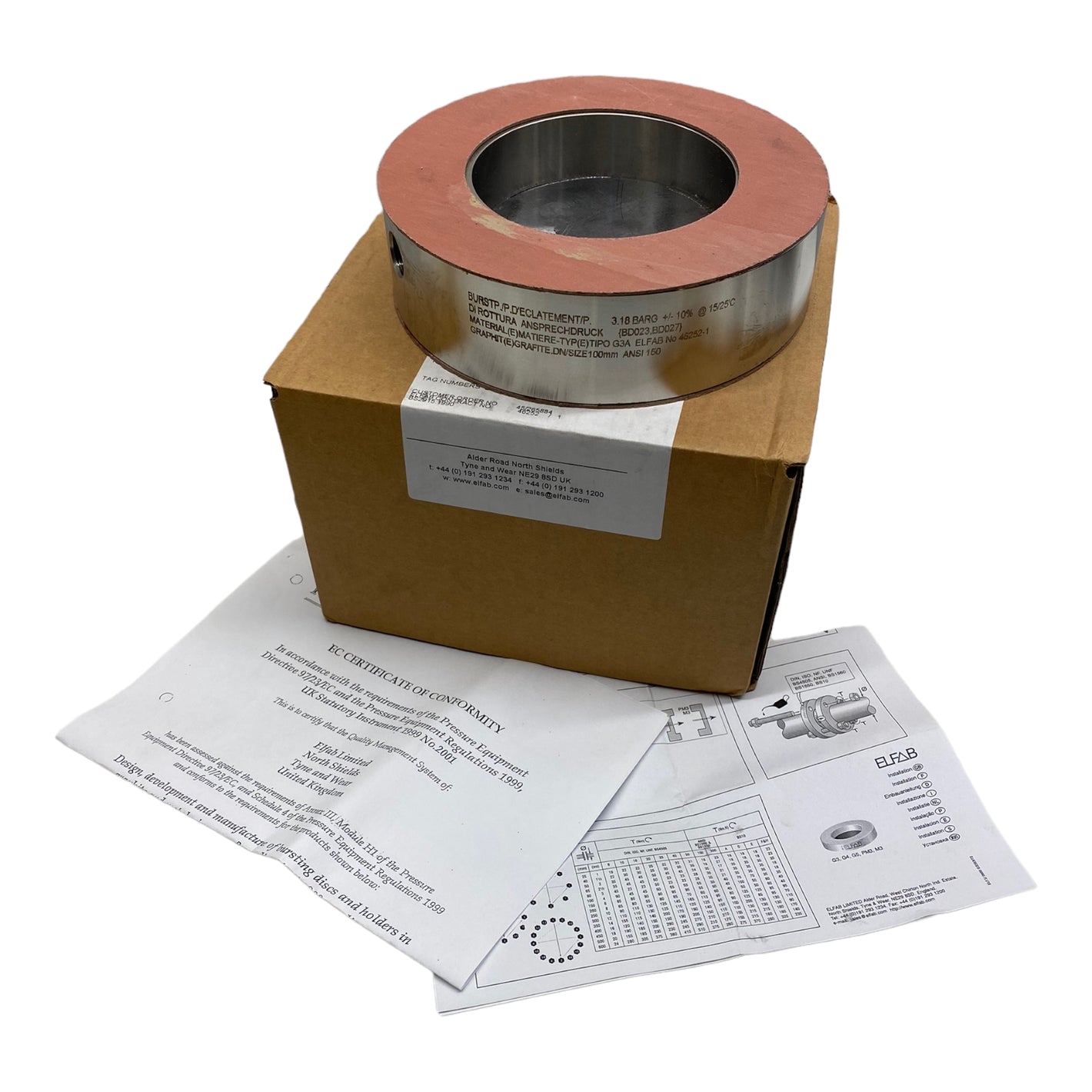 Elfab AG3100G check valve