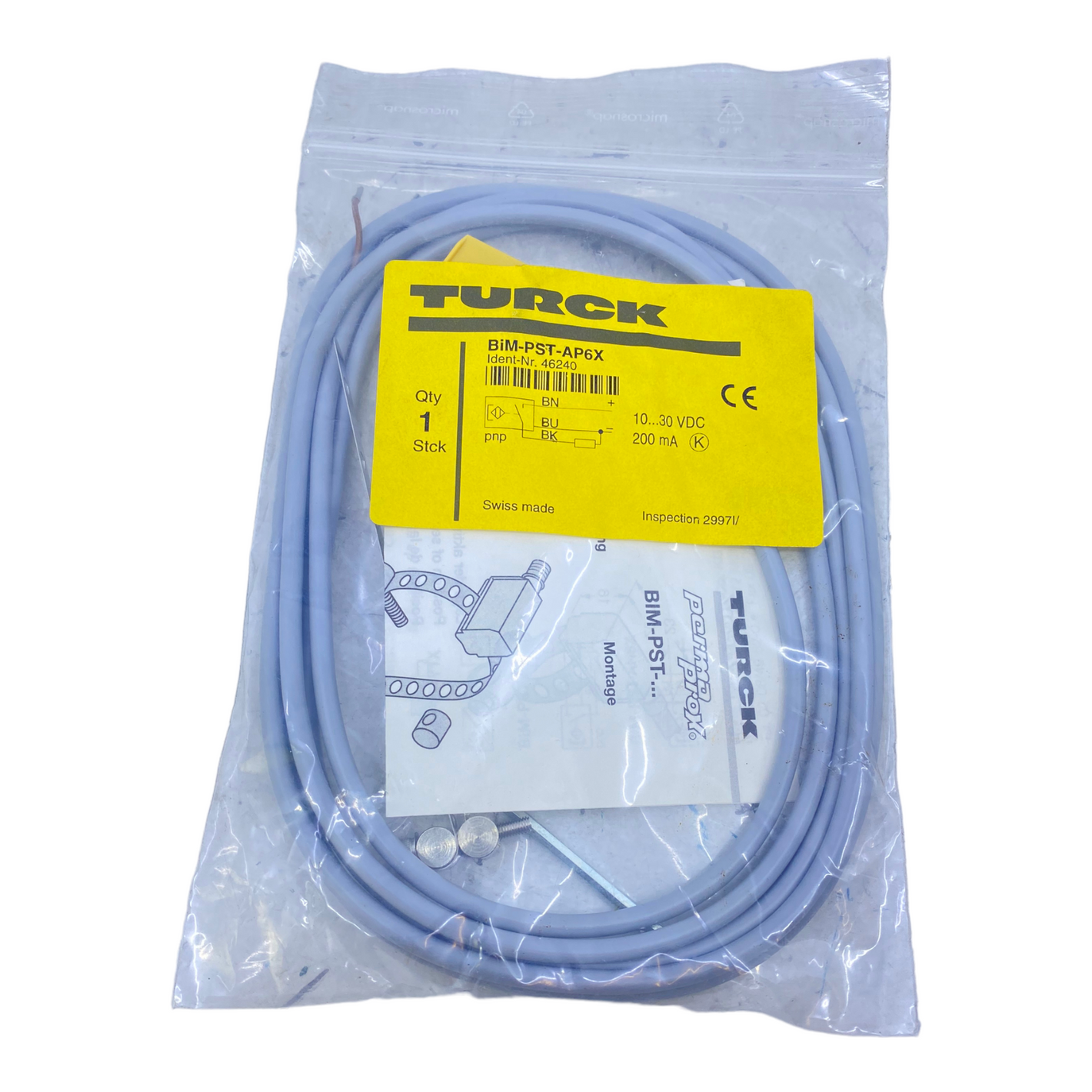 Turck BiM-PST-AP6X Magnetfeld-Sensor für Pneumatikzylinder 46240 10-30 VDC 200mA