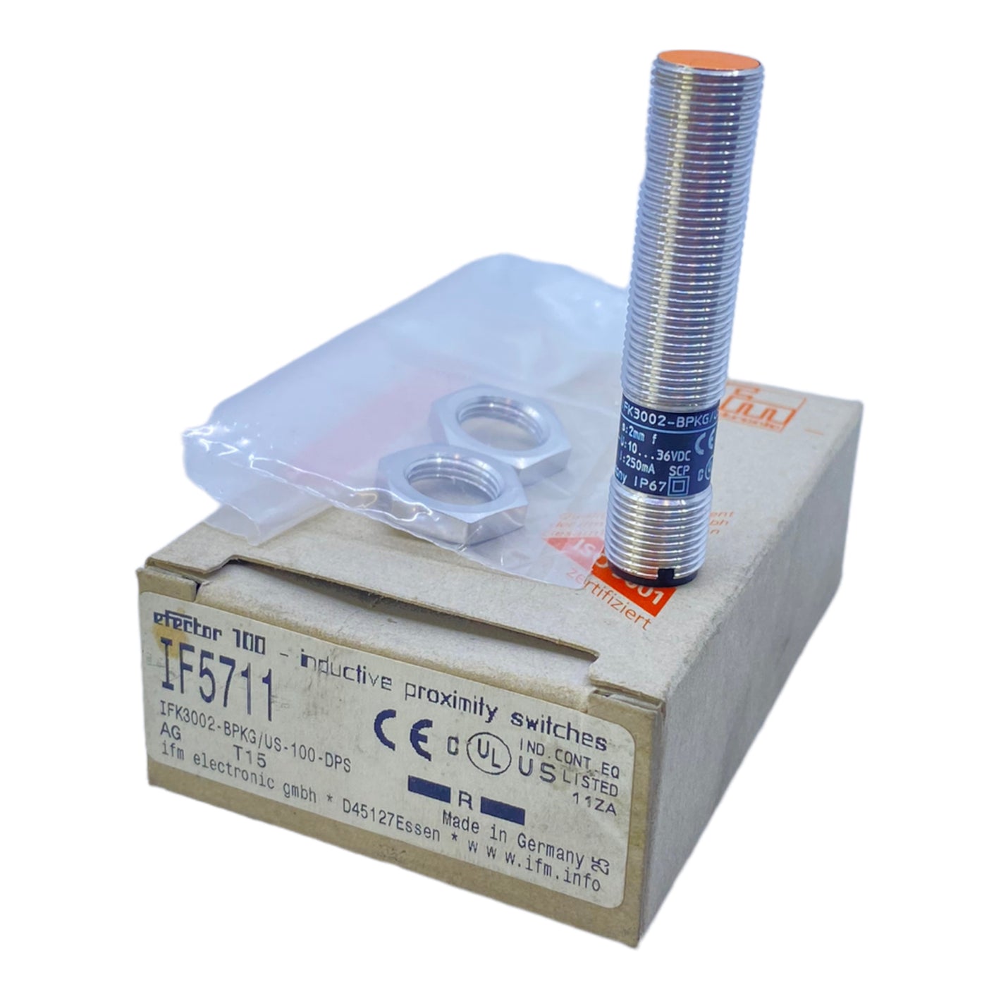 Ifm IF5711 Induktiver Näherungsschalter 10.....26V DC 250 mA - Industrie Einsatz