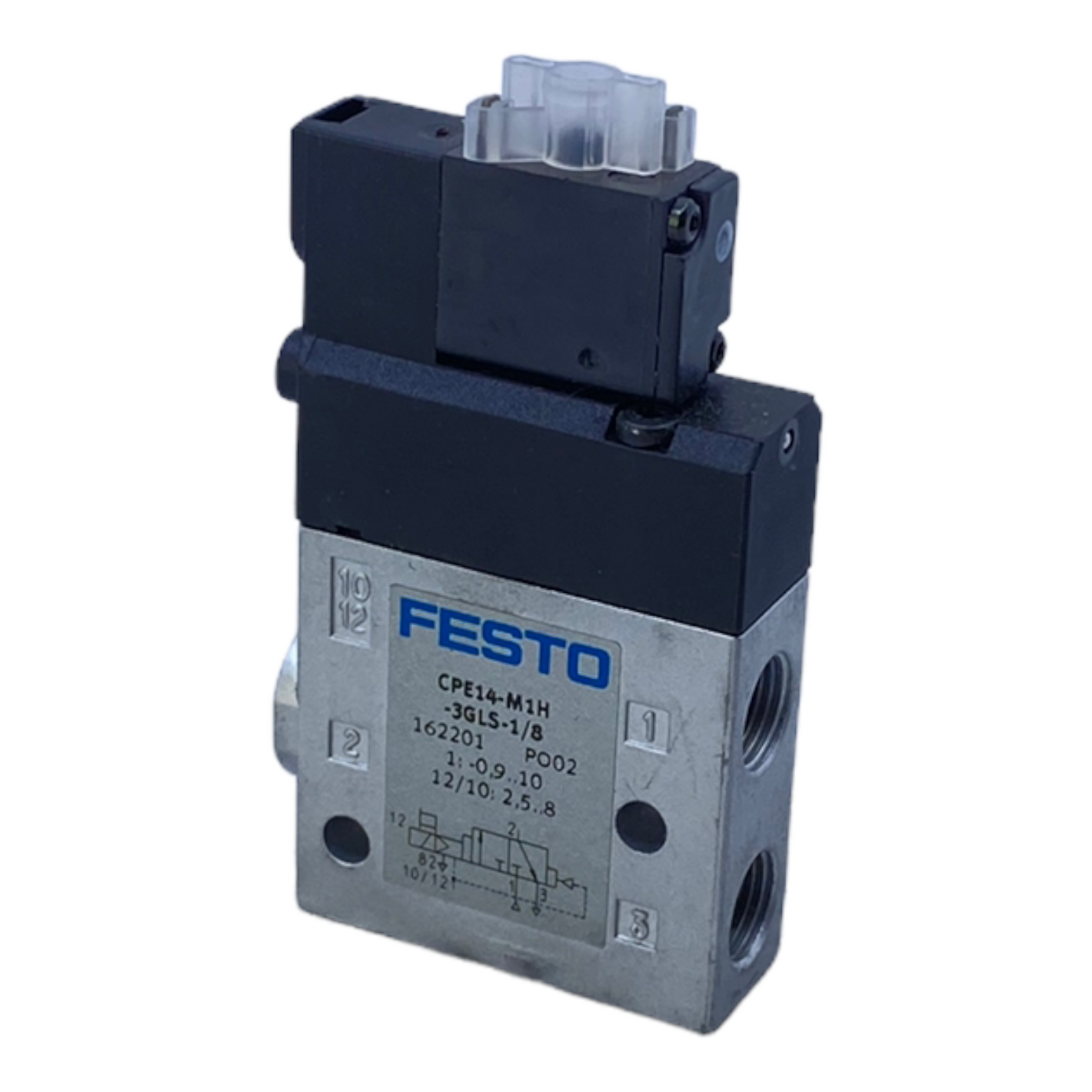 Festo CPE14-M1H-3GLS-1/8 solenoid valve 162201 +MSZD-3-24DC 662524