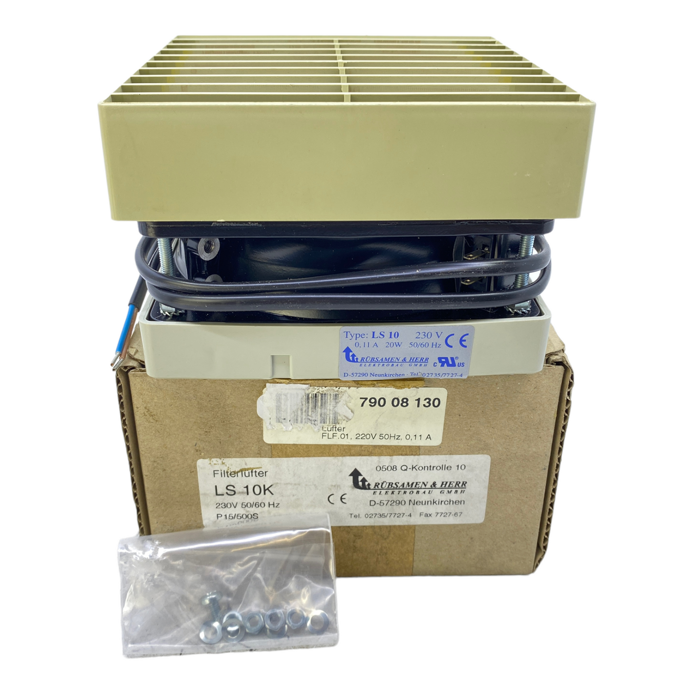 Rübsamen und Herr LS10K Filterlüfter 230V 50/60Hz