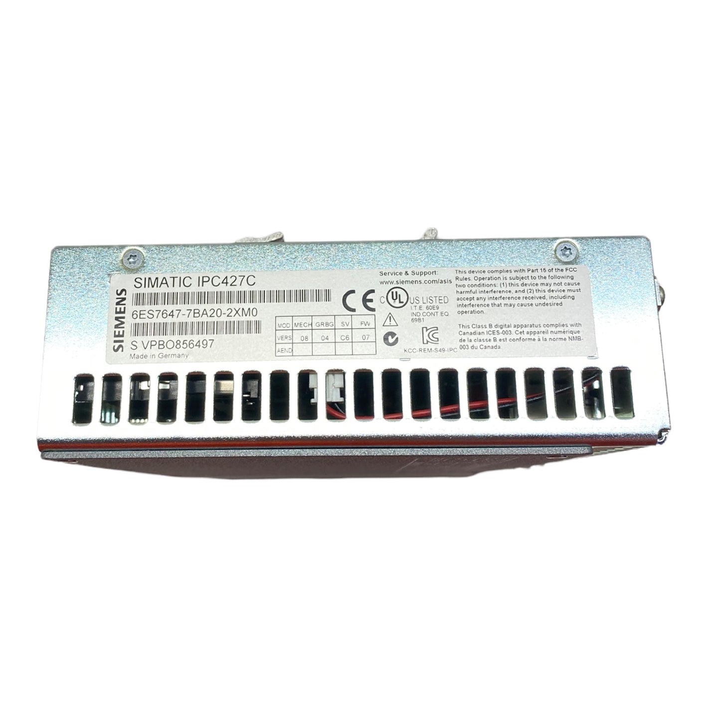 Siemens 6ES7647-7BA20-2XM0 Microbox PC