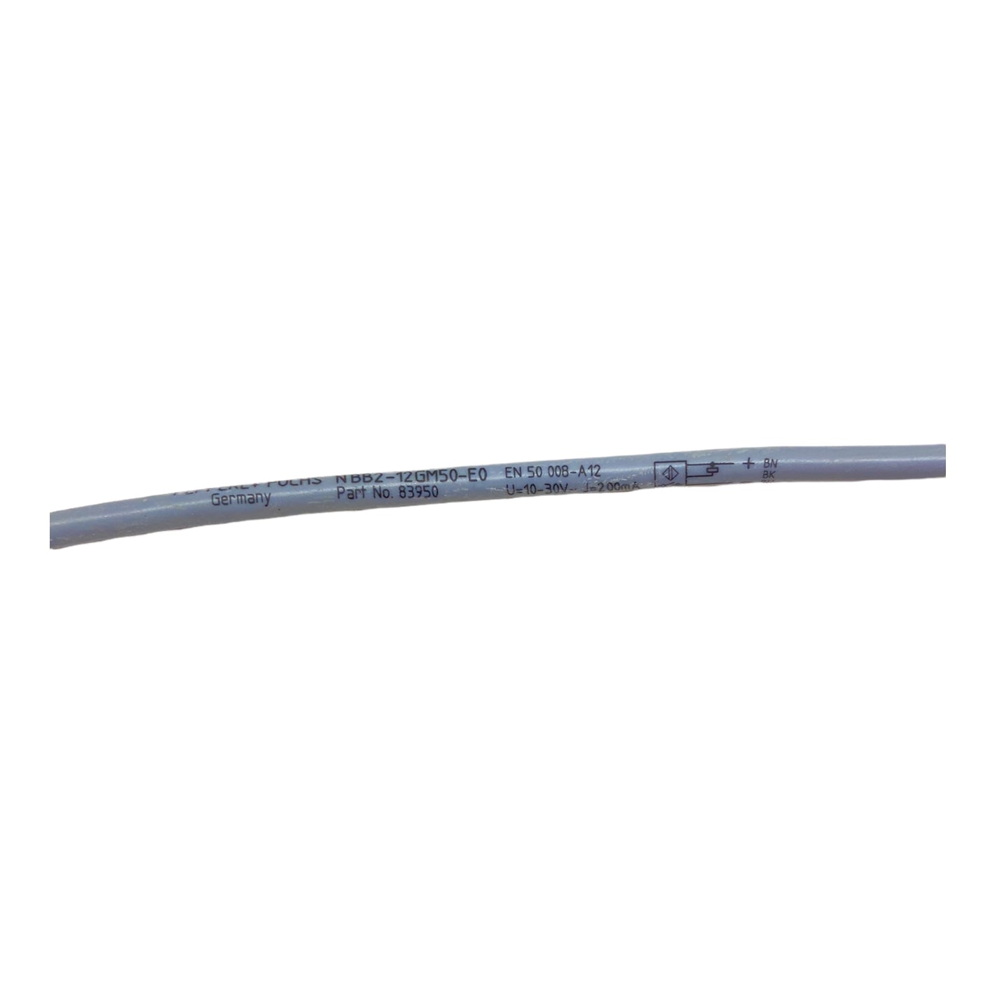 Pepperl+Fuchs NBB2-12GM50-E0 Inductive Sensor 83950 10-30V DC 3-wire 2 mm