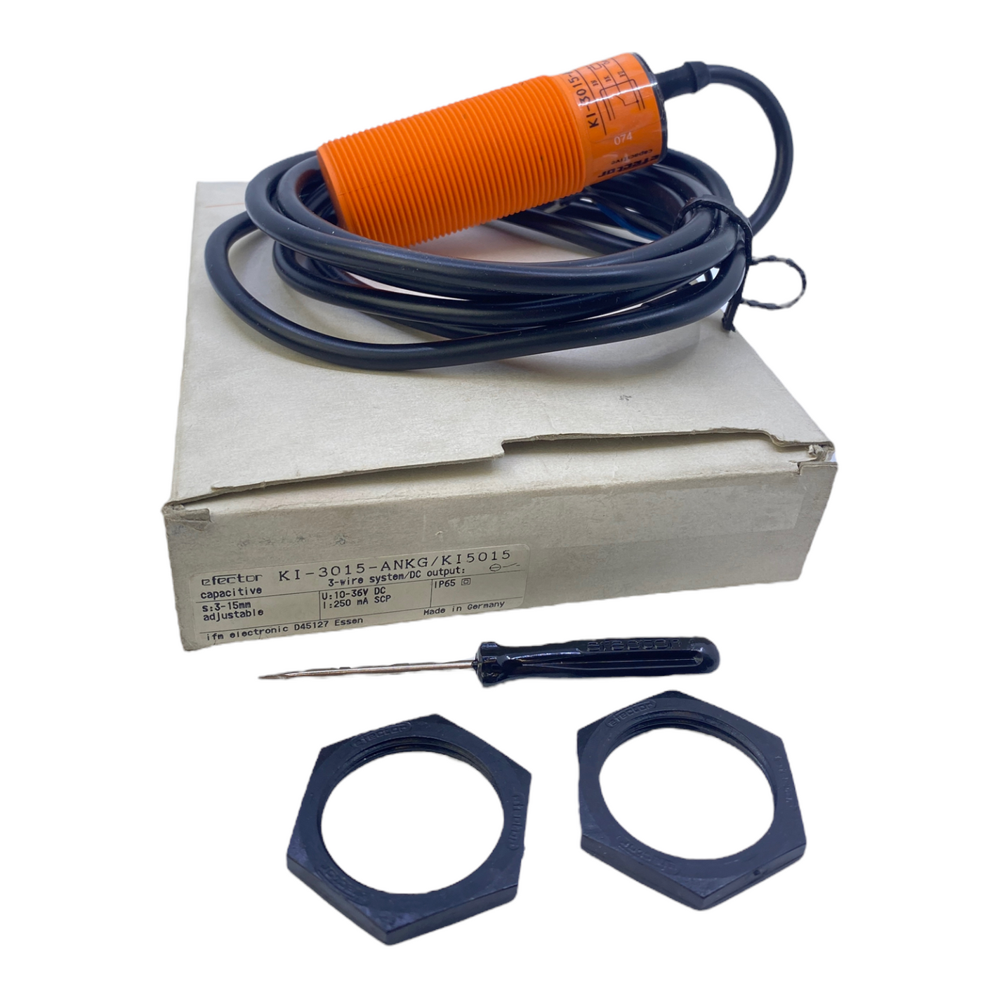 ifm KI-3015 Kapazitiver Sensor KI-3015-ANKG/NI 10...36V DC 250mA - Industrie ifm