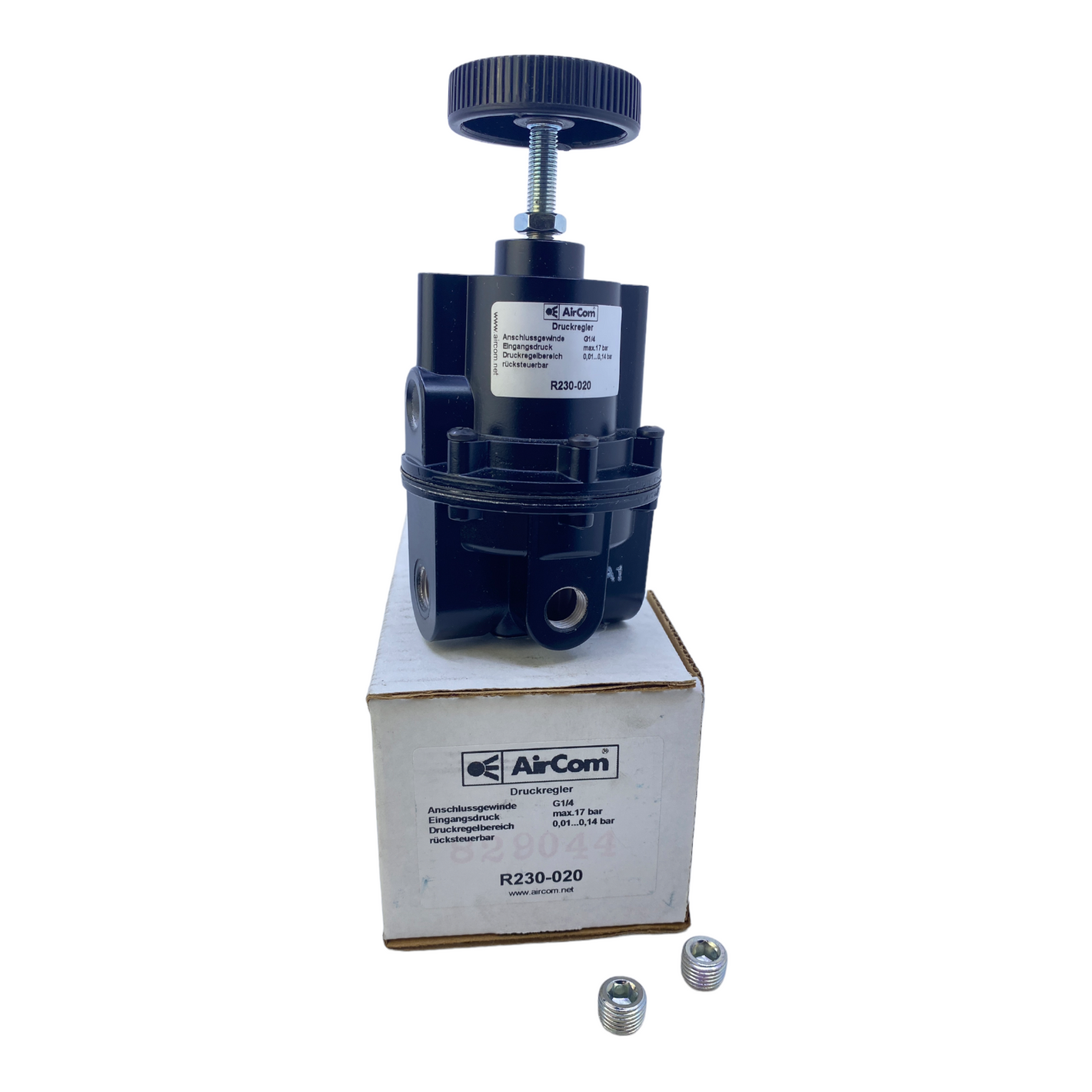 AIRCOM R230-020 Druckregler max. 17 bar / 0,01...0,14 bar G1/4