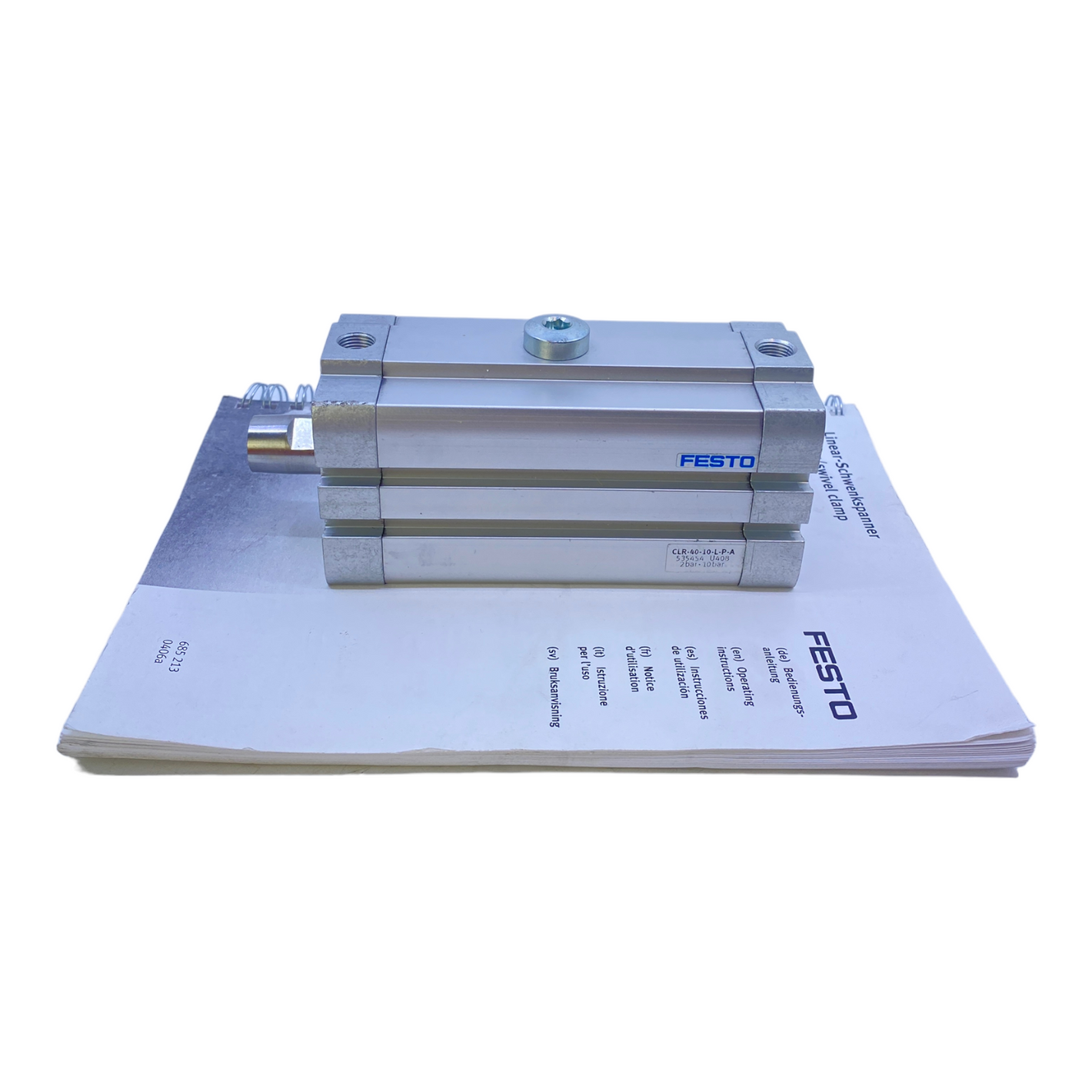 Festo CLR-40-10-L-P-A Linear-Schwenkspanner 535454 2 bis 10bar doppeltwirkend