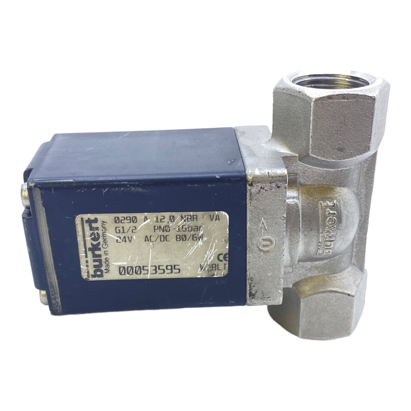 Bürkert 00053595 Magnetventil 24V AC/DC 80/6W 15bar