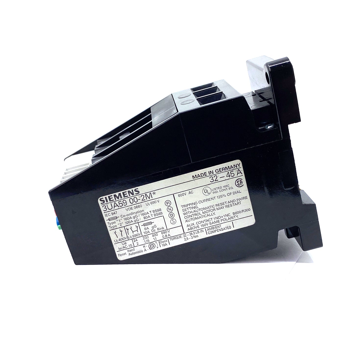 Siemens 3UA5900-2M Überlastrelais 600V AC 32-45A 50/60Hz