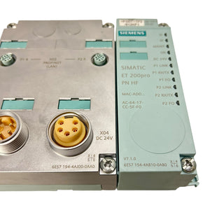 Siemens Anschlussmodul mit Interface Modul 6ES7194-4AJ00-0AA0 6ES7154-4AB10-0AB0