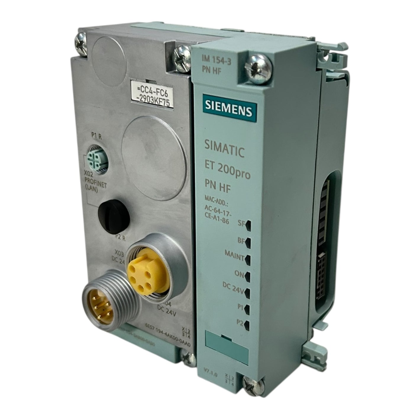 Siemens ET200 PRO Interfacemodul 6ES7194-4AK00-0AA0 6ES7154-3AB00-0AB0