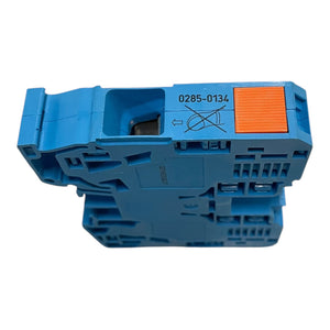 Wago 2-Leiter-Durchgangsklemme seitliche Beschriftungsaufnahmen 0285-0134