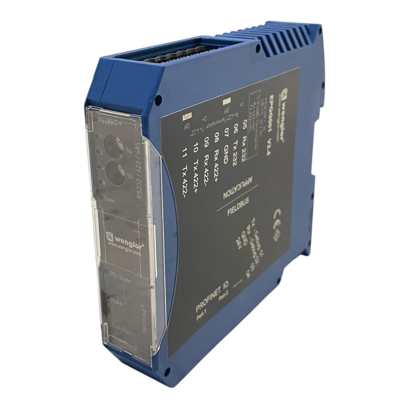 Wenglor Feldbus-Gateway RS-232 auf PROFINET EPGG001 für industriellen Einsatz