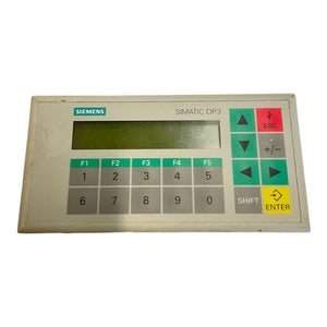 Siemens 6AV3503-1DB10 Bedienpanel für industriellen Einsatz OP3 6AV3503-1DB10 S5