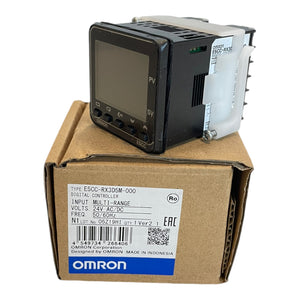 Omron E5CC-RX3D5M-000 Temperature Controller Front Panel Mount for Industrial Use