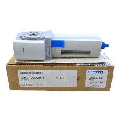 Festo MS4-LFM-1/4-ARM Feinstfilter 529459 0 bis 14 bar manuell drehend