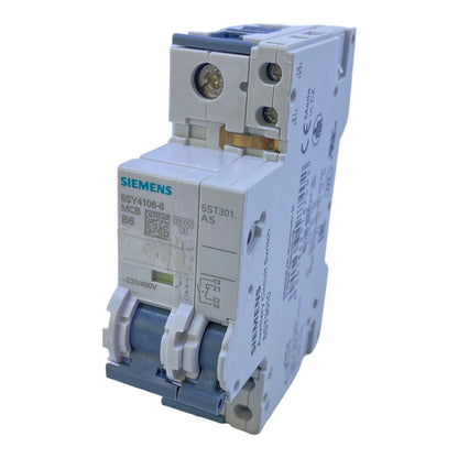 Siemens 5SY4106-6 Leitungsschutzschalter 1-polig 6A 400V 10kA