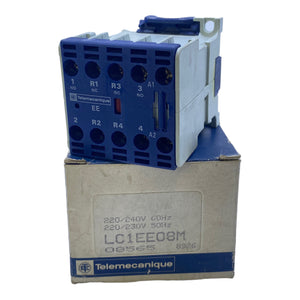 Telemecanique LC1EE08 power contactor 08565 220/240V 60Hz 220/230V 50Hz 