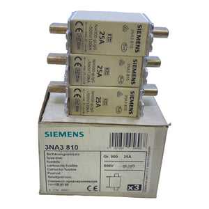 Siemens 5SE2363 NEOZED-Sicherungseinsatz 63A 400V AC 250V DC VE:8STK